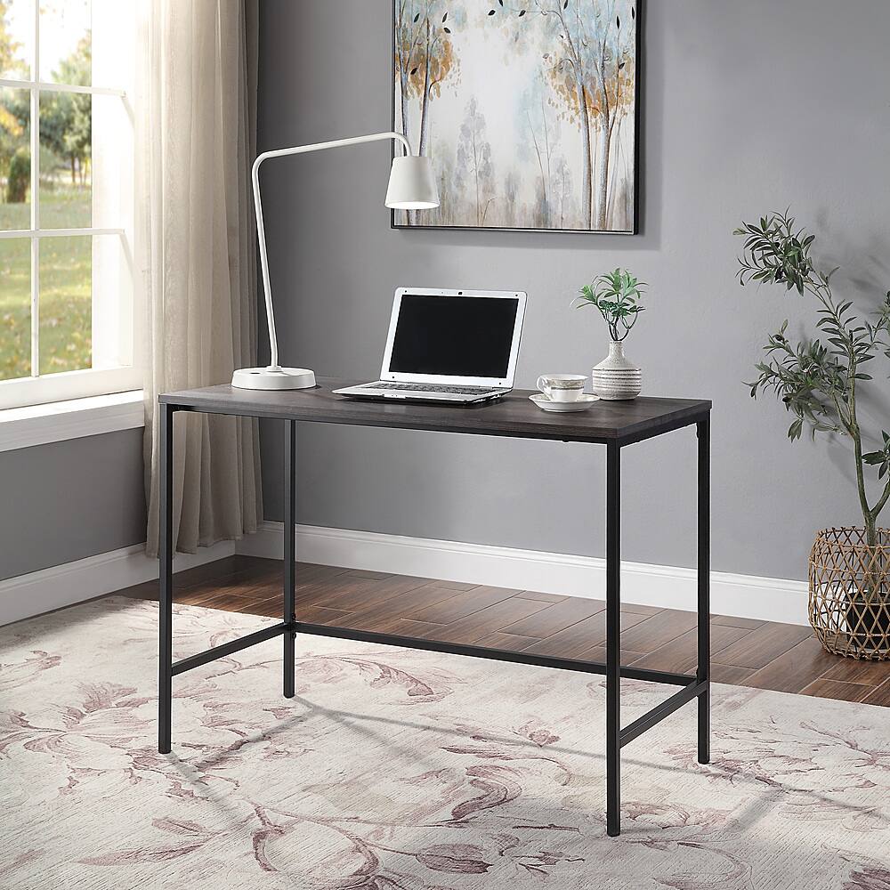 Alt View 12. OSP Home Furnishings - Contempo Rectangular Office Desk - Ozark Ash.