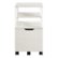 Front Zoom. OSP Home Furnishings - Contempo 3-Shelf 1-Drawer File Cabinet - Campanula White.