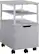 Alt View Zoom 11. OSP Home Furnishings - Contempo 3-Shelf 1-Drawer File Cabinet - Campanula White.