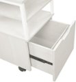 Alt View Zoom 14. OSP Home Furnishings - Contempo 3-Shelf 1-Drawer File Cabinet - Campanula White.