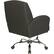 Alt View 12. OSP Home Furnishings - Workspace 5-Pointed Star Fabric and Mesh Office Chair - Charcoal.