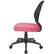Angle. Office Star Products - Ventilated 5-Pointed Star Mesh Fabric Task Chair - Pink.