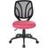 Front. Office Star Products - Ventilated 5-Pointed Star Mesh Fabric Task Chair - Pink.