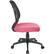 Alt View 15. Office Star Products - Ventilated 5-Pointed Star Mesh Fabric Task Chair - Pink.