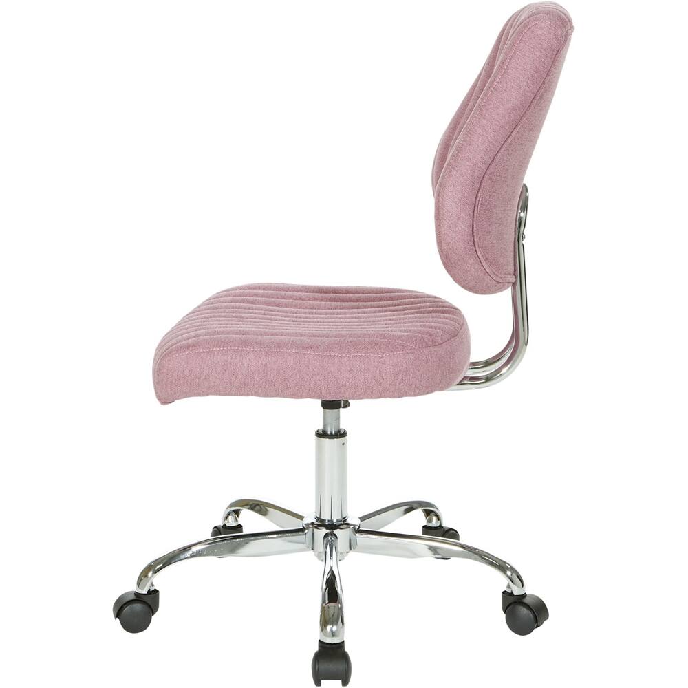 Angle View: OSP Home Furnishings - Sunnydale 5-Pointed Star Office Chair - Orchid