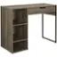 Alt View 11. OSP Home Furnishings - Ravel Rectangular Contemporary Engineered Wood 1-Drawer Desk - Gray Oak.
