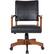 Front. OSP Home Furnishings - Wood Bankers 5-Pointed Star Wood and Steel Office Chair - Black.