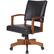 Alt View 11. OSP Home Furnishings - Wood Bankers 5-Pointed Star Wood and Steel Office Chair - Black.