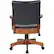 Alt View 13. OSP Home Furnishings - Wood Bankers 5-Pointed Star Wood and Steel Office Chair - Black.