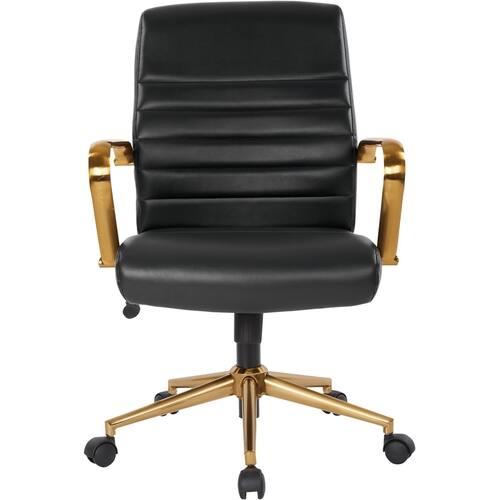 Baldwin Mid-Back Faux Leather Chair