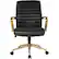 Front. OSP Home Furnishings - Baldwin 5-Pointed Star Faux Leather Office Chair - Black.