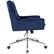 Angle. OSP Home Furnishings - Quinn 5-Pointed Star Steel Office Chair - Midnight Blue.