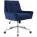 Left. OSP Home Furnishings - Quinn 5-Pointed Star Steel Office Chair - Midnight Blue.