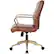 Angle. OSP Home Furnishings - Baldwin 5-Pointed Star Faux Leather Office Chair - Saddle.