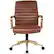 Front. OSP Home Furnishings - Baldwin 5-Pointed Star Faux Leather Office Chair - Saddle.