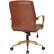 Alt View Zoom 14. OSP Home Furnishings - Baldwin 5-Pointed Star Faux Leather Office Chair - Saddle.