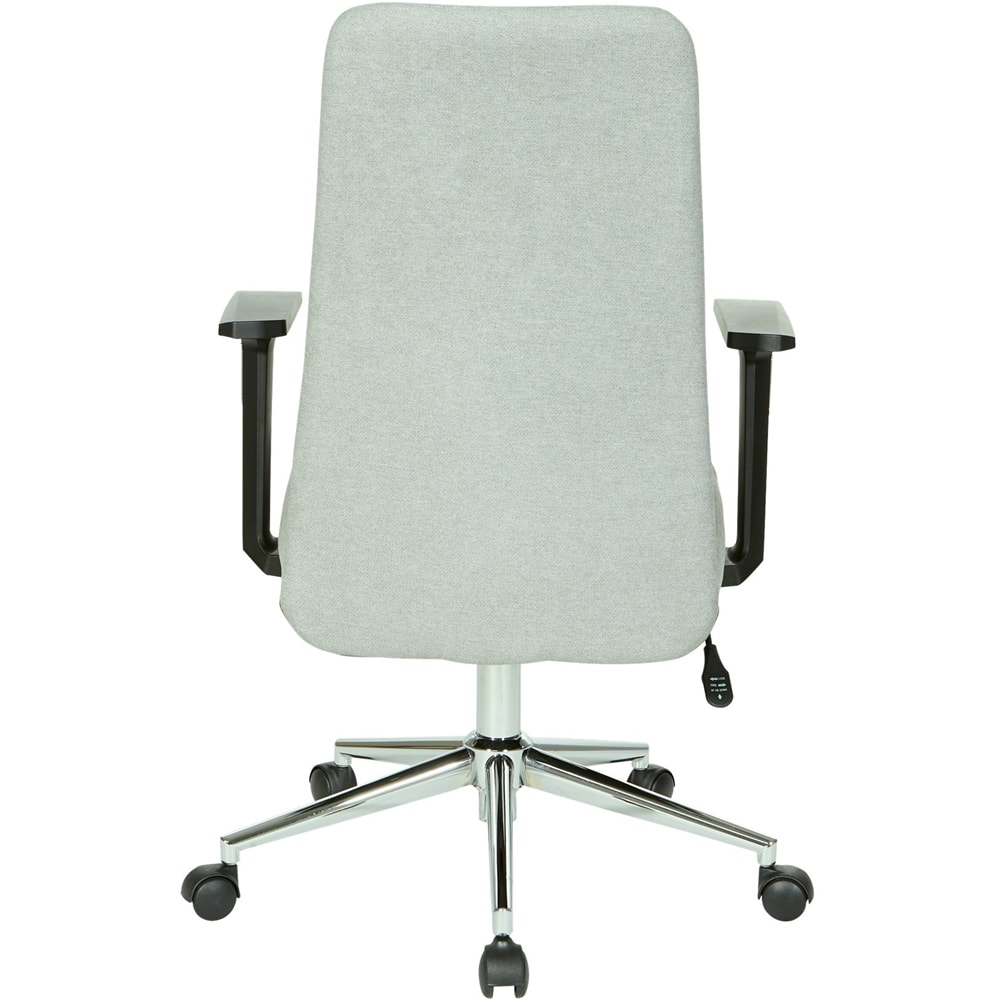 Alt View Zoom 12. OSP Home Furnishings - Evanston 5-Pointed Star Manager's Chair - Fog.