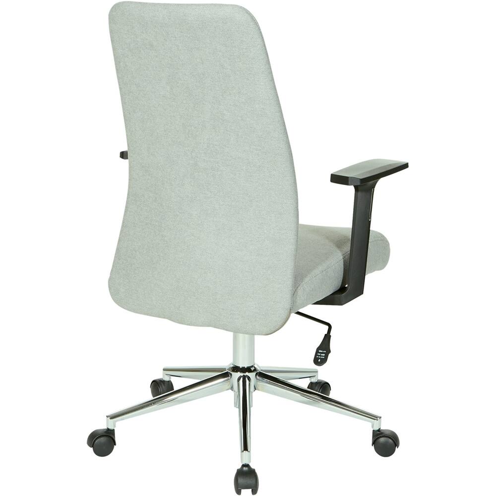 Alt View Zoom 13. OSP Home Furnishings - Evanston 5-Pointed Star Manager's Chair - Fog.