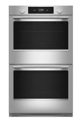 KitchenAid - 30-inch Smart Built-In Electric Double Wall Oven with Assisted Cooking Modes - Stainless Steel