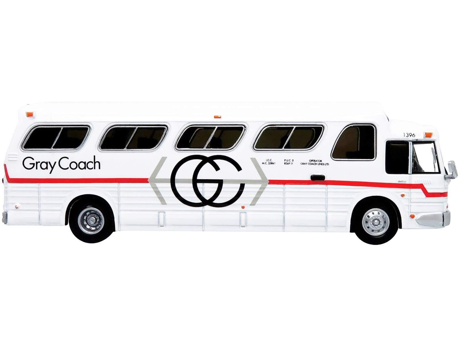 Gray Coach  
LCC MC 25841  
PUCC 0 28991  
GRAANE  
1396