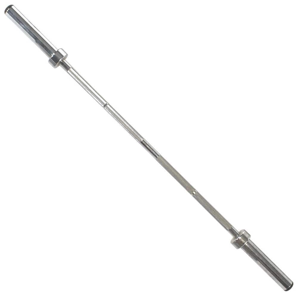 Power Systems - Short Olympic Bar - 60'' Steel Weightlifting Bar with 275 lb Capacity and 9.5'' Sleeve - Silver price history on PriceWatchPro