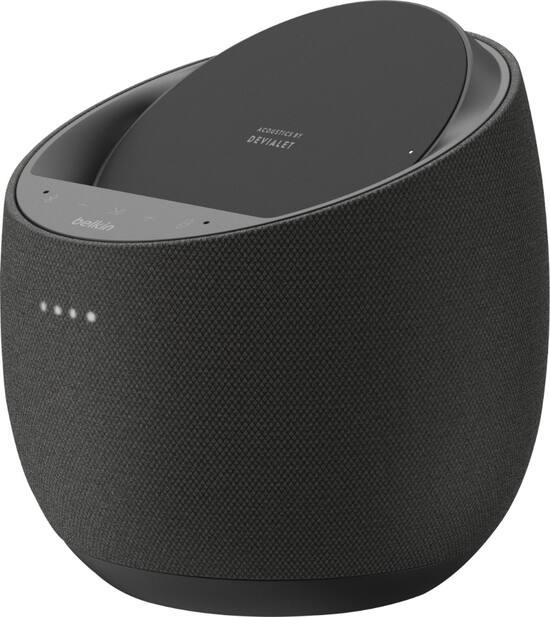 Belkin Soundform Elite Hi Fi Smart Speaker Wireless Charger With Google Assistant Black