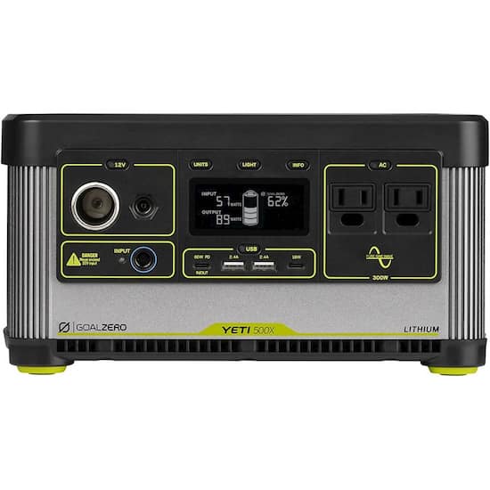 Goal Zero Yeti 500x Battery Powered 500wh Capacity Portable Generator Black Gray 36100 Best Buy