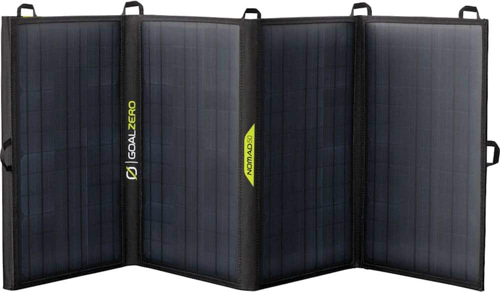 Goal Zero - Nomad 50 Portable Solar Panel - Black