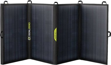 Goal Zero - Nomad 50 Portable Solar Panel - Black - Front_Zoom