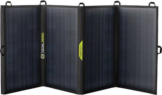 Front Zoom. Goal Zero - Nomad 50 Portable Solar Panel - Black.