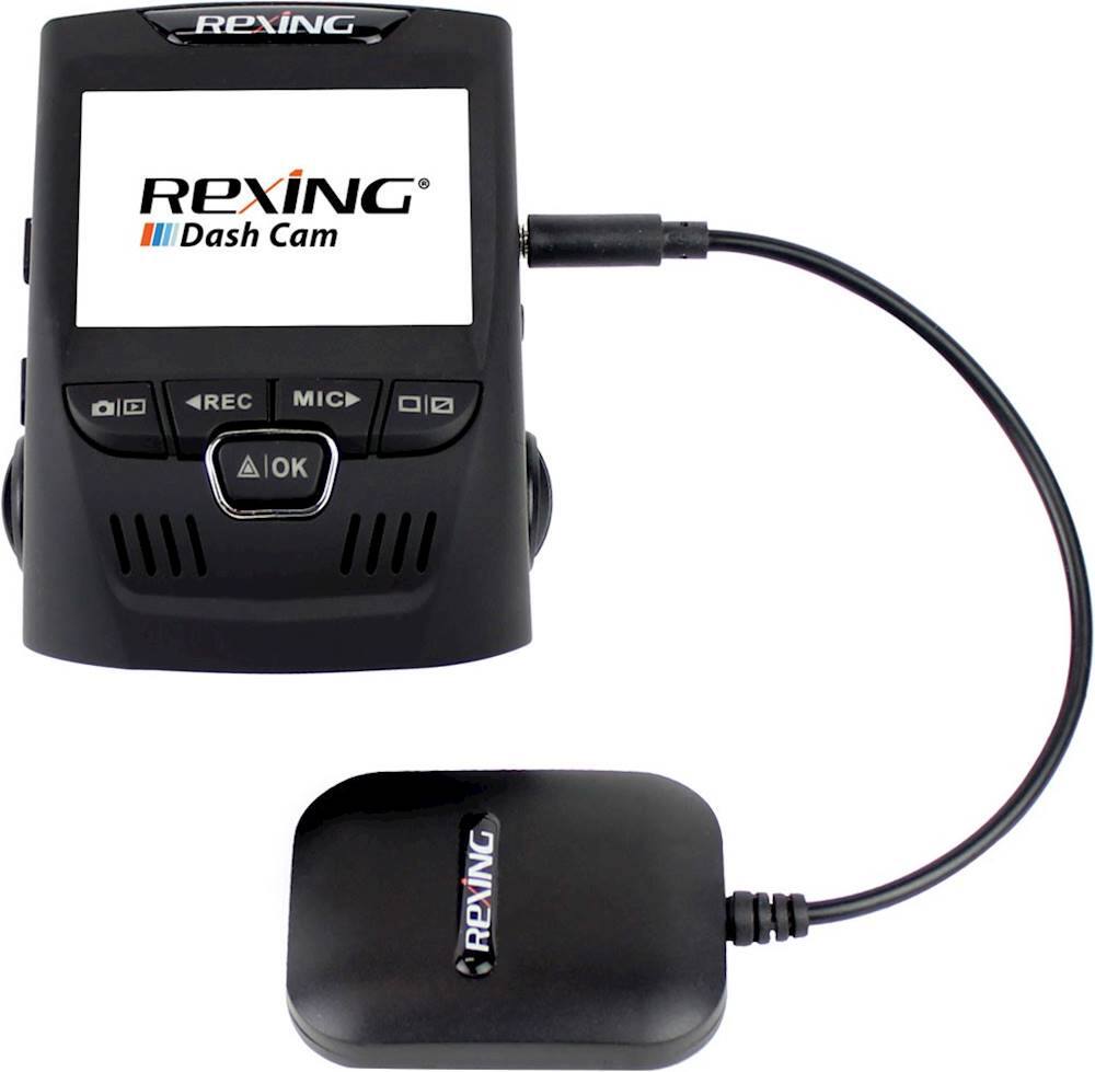 Best Buy Rexing GPS Logger for V1 Basic and V1P Dash Cam Black GPSV1BBY