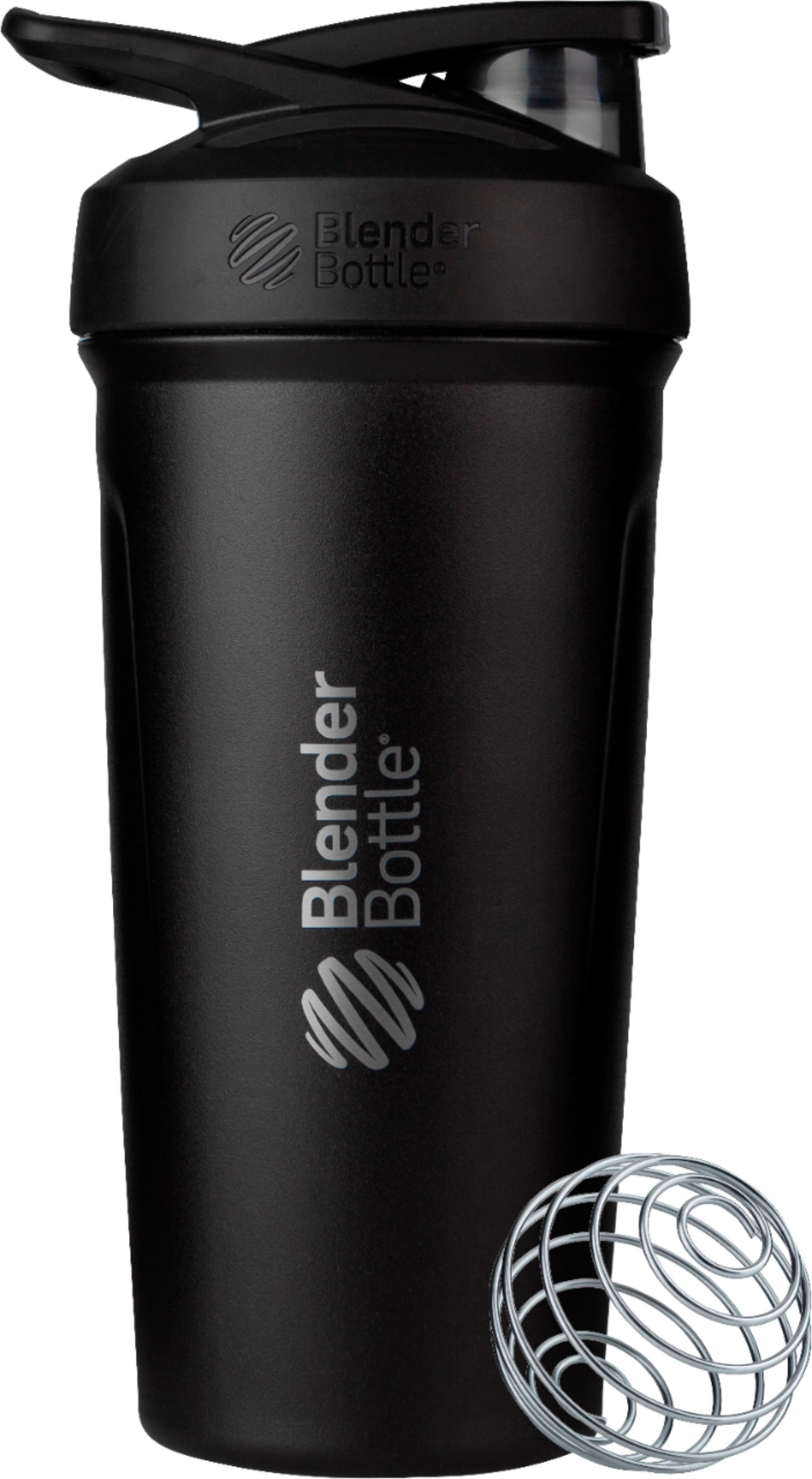 Forced Heap of limit BlenderBottle Strada Insulated Stainless Steel 24 oz. Water Bottle/Shaker  Cup Black C03665 - Best Buy