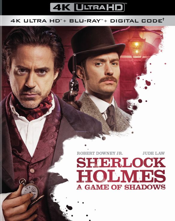 Sherlock Holmes: A Game of Shadows [Includes Digital Copy] [4K Ultra HD Blu-ray/Blu-ray] [2011]