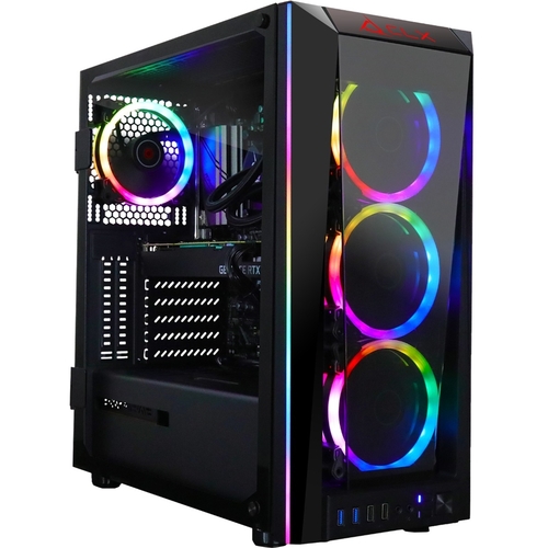 CLX SET Gaming Desktop - AMD Ryzen 9 3950X - 16GB Memory - NVIDIA GeForce RTX 2080 SUPER - 3TB HDD + 500GB SSD - Black/RGB