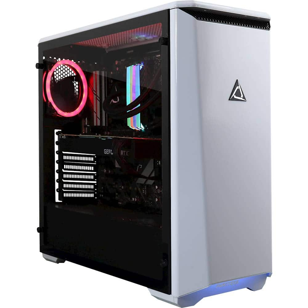 gaming pc setup with 2080 free 3D model