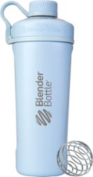 BlenderBottle - Radian Insulated Stainless Steel 26 oz. Water Bottle/Shaker Cup - Arctic Blue - Angle_Zoom