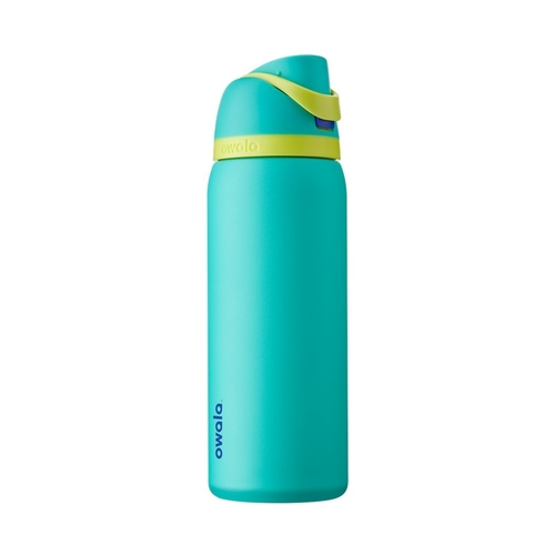 Owala - FreeSip Insulated Stainless Steel 32 oz. Water Bottle - Neon Basil