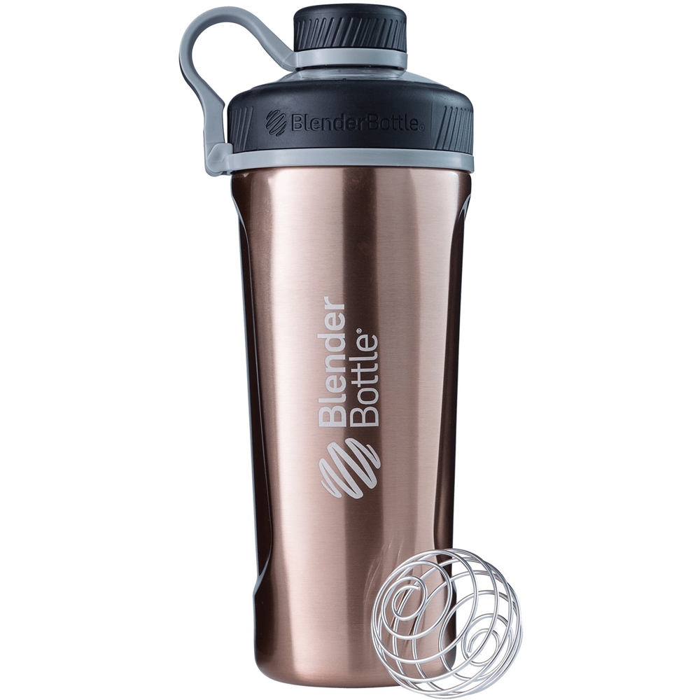 Angle View: BlenderBottle - Radian Insulated Stainless Steel 26 oz. Water Bottle/Shaker Cup - Copper