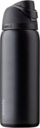 Owala - FreeSip Insulated Stainless Steel 32 oz. Water Bottle - Very Very Dark - Angle_Zoom