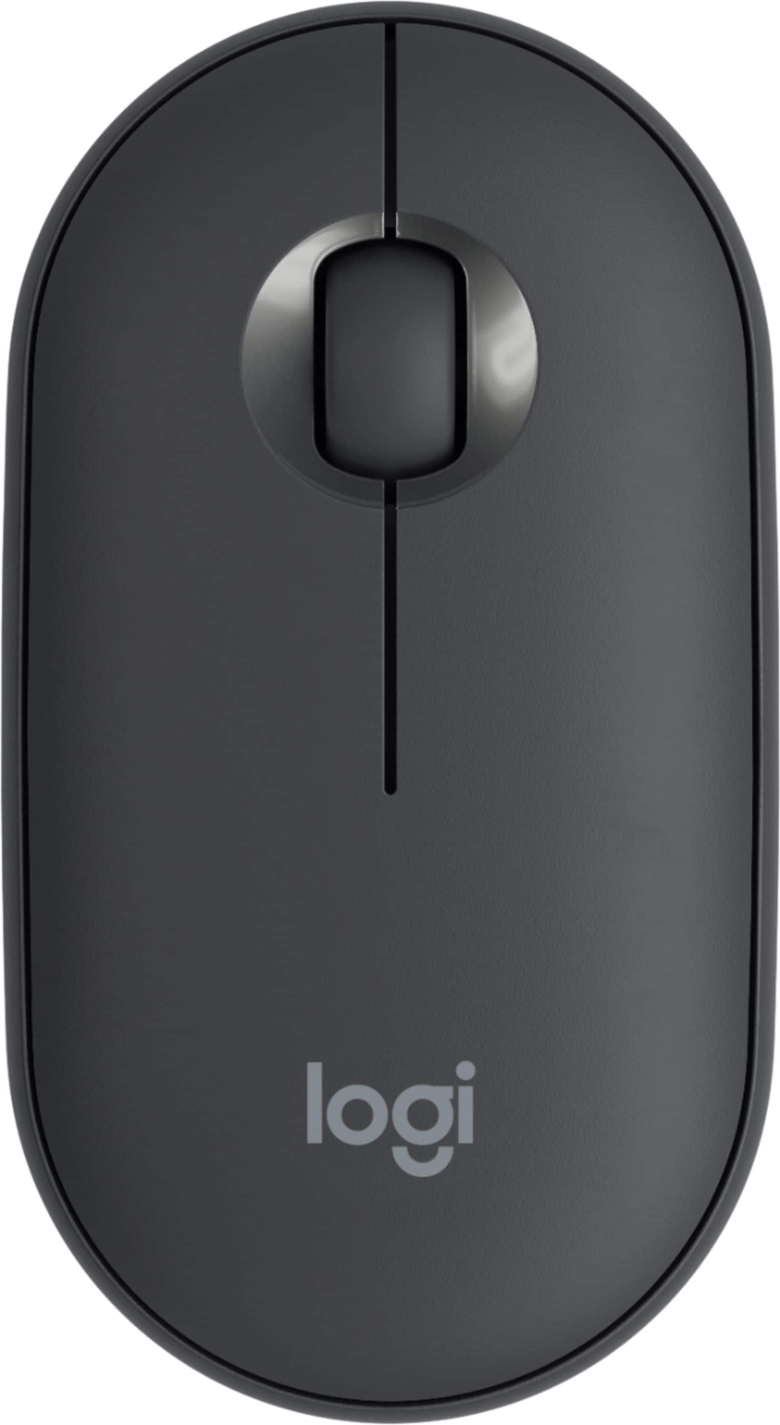 Alt View 16. Logitech - Pebble i345 Bluetooth Optical Ambidextrous Mouse for iPad - Graphite.