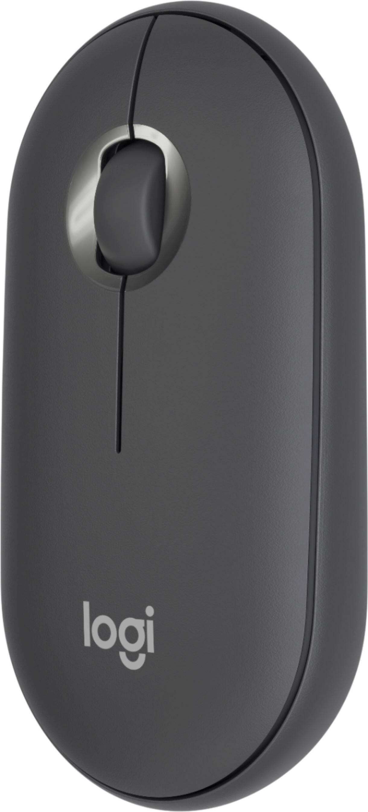 Alt View 17. Logitech - Pebble i345 Bluetooth Optical Ambidextrous Mouse for iPad - Graphite.