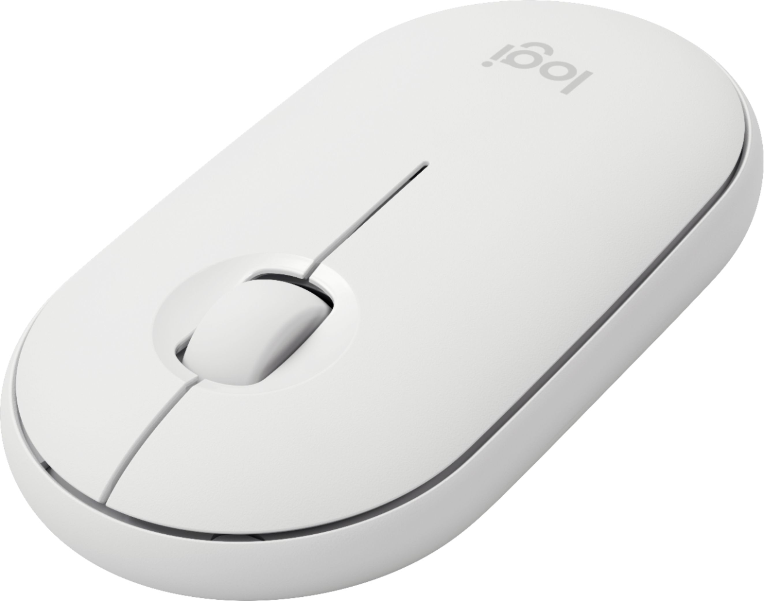 Korrespondent Lim fordomme Logitech Pebble i345 Bluetooth Optical Ambidextrous Mouse for iPad White  910-005888 - Best Buy