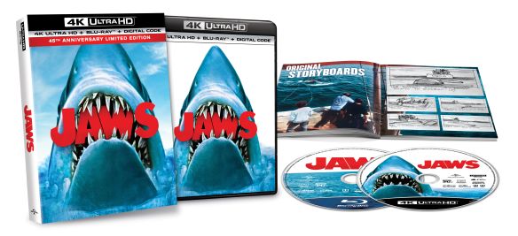 Jaws [Includes Digital Copy] [4K Ultra HD Blu-ray/Blu-ray] [1975 