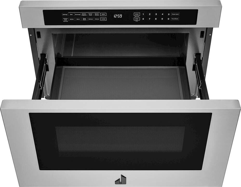 Alt View 12. JennAir - RISE 1.2 Cu. Ft. Drawer Microwave with Sensor Cooking - Stainless Steel.