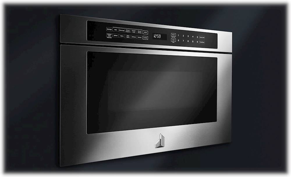 Alt View 13. JennAir - RISE 1.2 Cu. Ft. Drawer Microwave with Sensor Cooking - Stainless Steel.