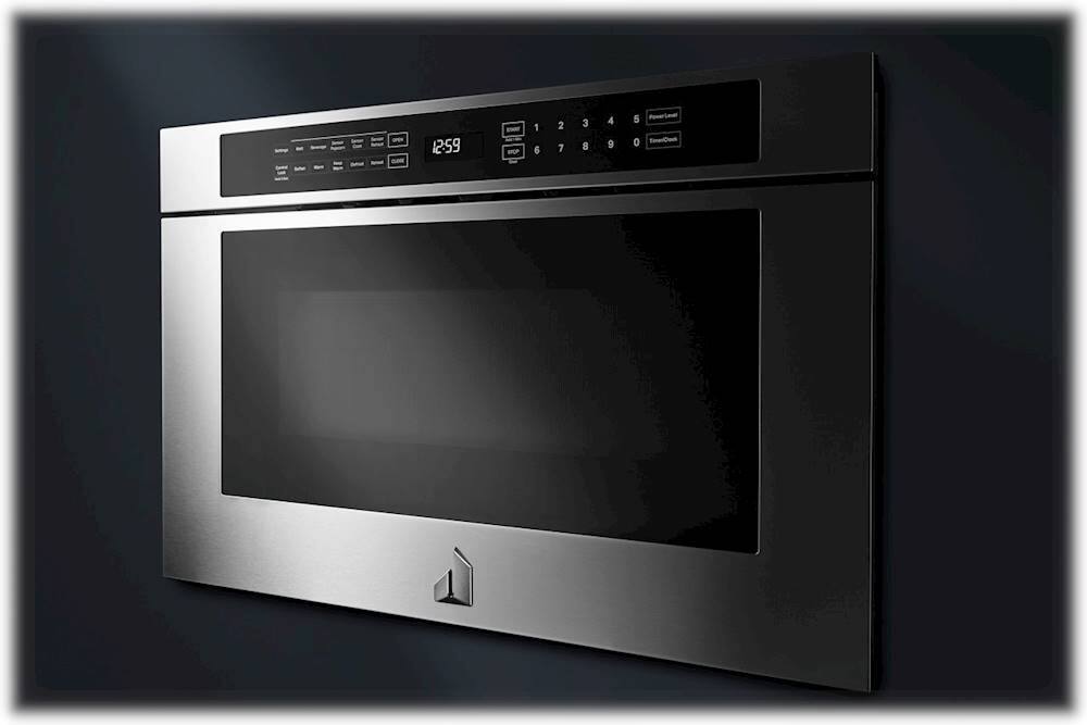 Alt View 14. JennAir - RISE 1.2 Cu. Ft. Drawer Microwave with Sensor Cooking - Stainless Steel.