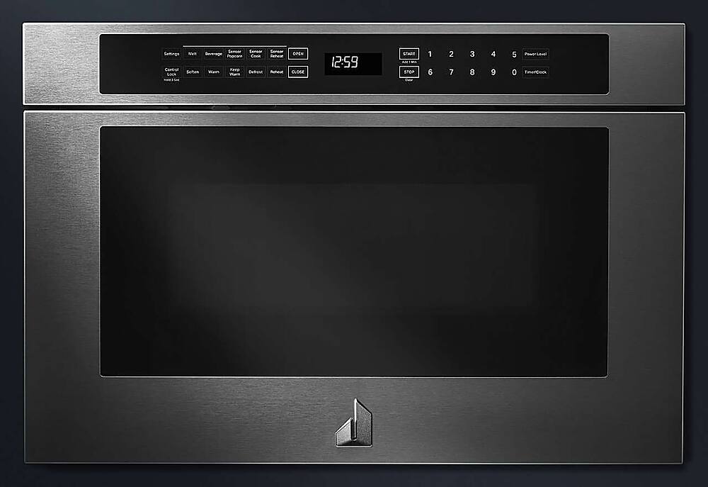 Alt View 17. JennAir - RISE 1.2 Cu. Ft. Drawer Microwave with Sensor Cooking - Stainless Steel.