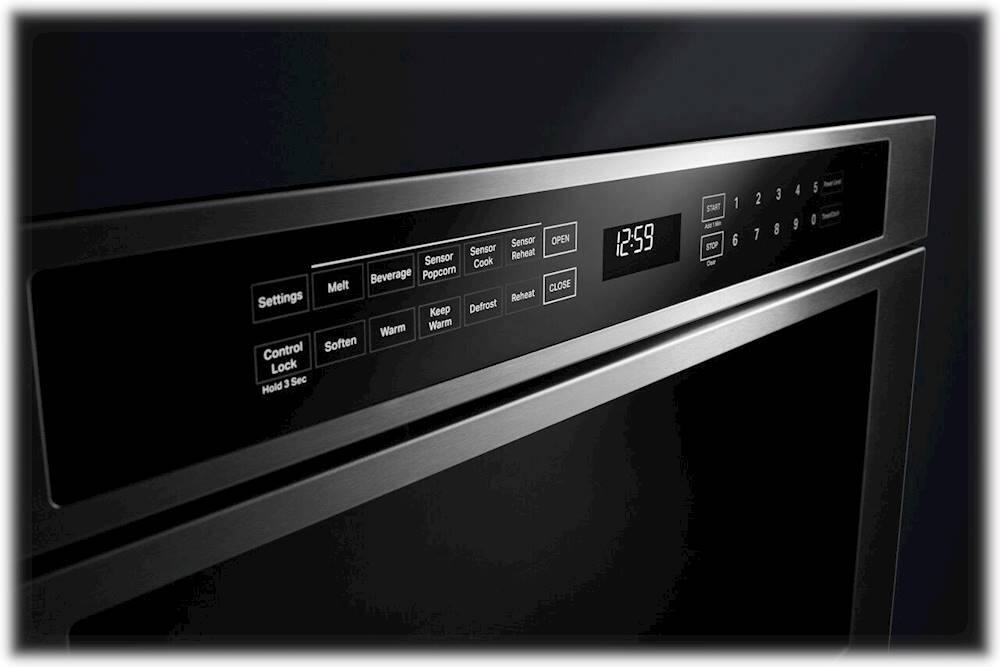 Alt View 1. JennAir - RISE 1.2 Cu. Ft. Drawer Microwave with Sensor Cooking - Stainless Steel.