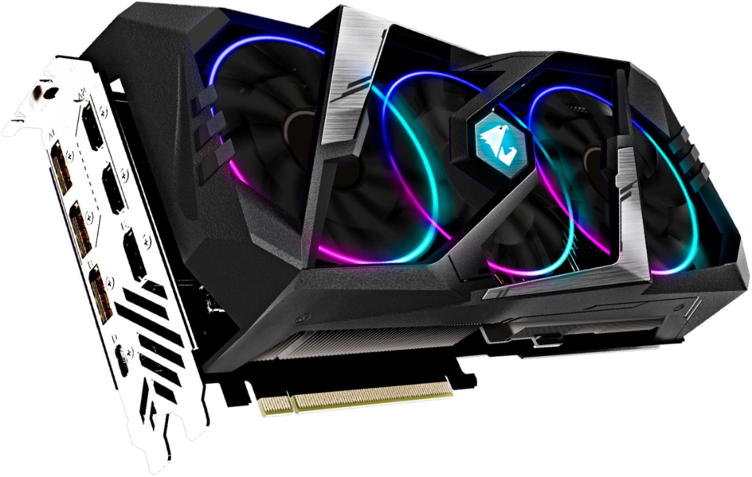 Best Buy: GIGABYTE 8G NVIDIA GeForce 2070 SUPER 8GB GDDR6 Express 3.0 Graphics Card Black/Gray GV-N207SAORUS-8GC