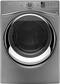 Whirlpool - Duet 7.4 Cu. Ft. 10-Cycle Steam Electric Dryer - Chrome Shadow-Front_Standard